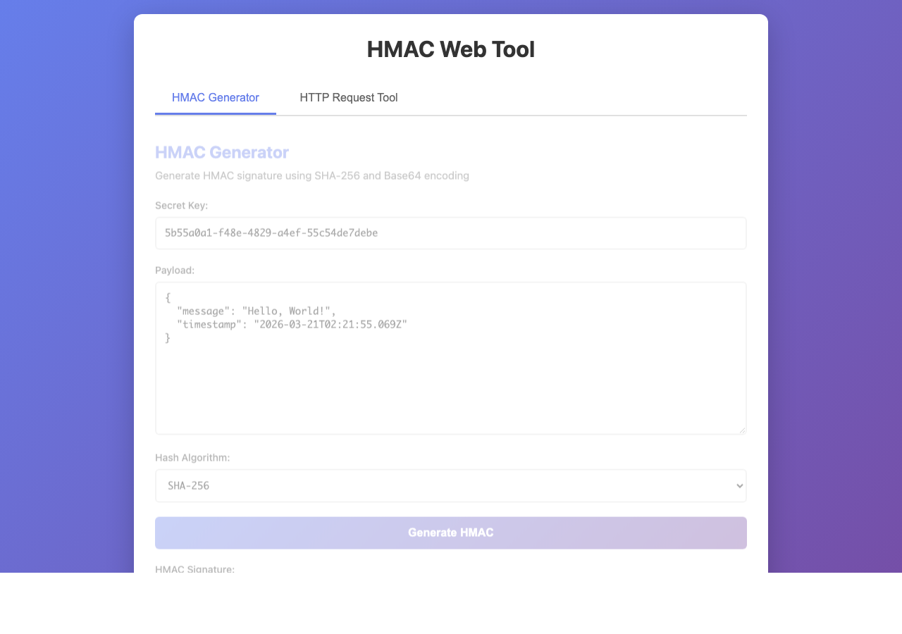 HMAC Tool